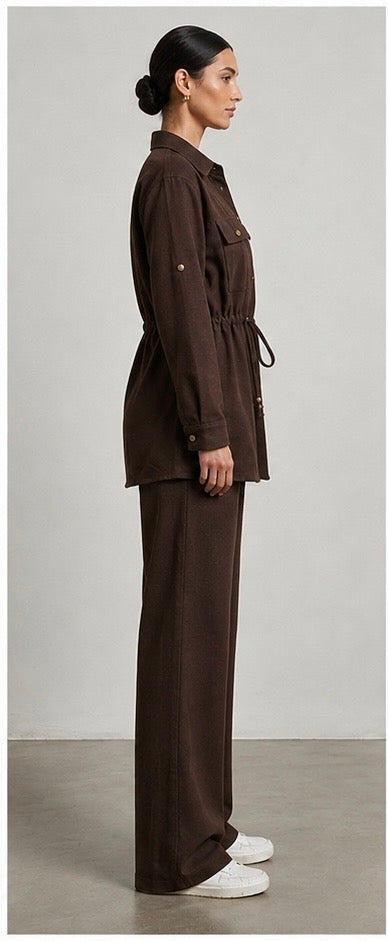 Safari brown linen Set