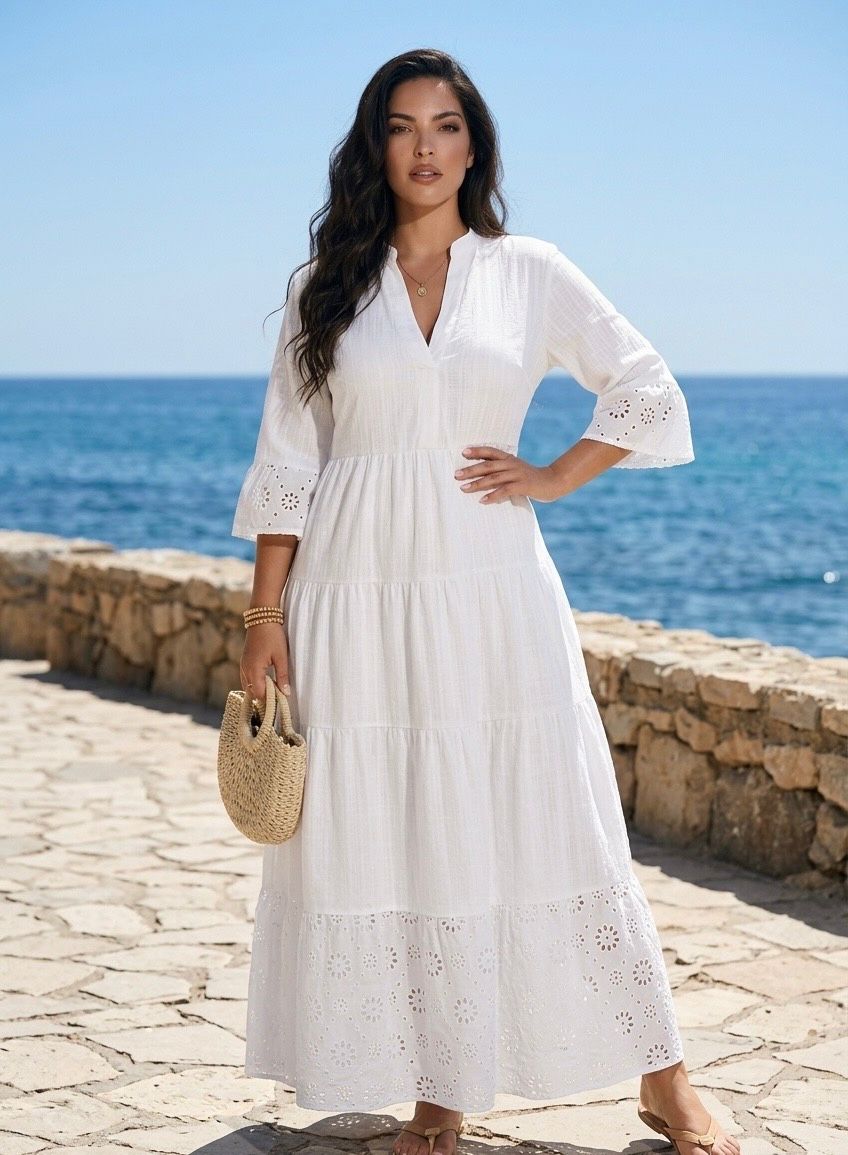 White summer dress